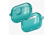 Puhelin - Kannet ja kotelot - UNIQ Glase Pro Case for AirPods Pro 3 Lock Case - Clear Blue - 8886463696859