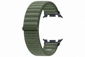 Smartwatch - Lisävarusteet - Samsung Galaxy Watch9 Fabric Watch Band (S/M) - Olive - ET-SVL32SGEGEU