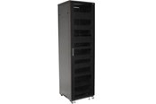 Seinäkiinnitys, AV-kiinnikkeet & AV-kalusteet - Sanus Foundations Component Series CFR2144 rack - for AV System - black - Max - recommended for - CFR2144-B1