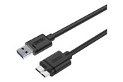 USB kaapelit - Unitek Y-C461GBK - USB cable - USB to Micro-USB Type B - 1 m - Y-C461BBK