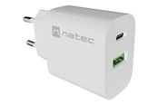 Puhelin - Adapterit & Laturit - Natec Ribera power adapter - USB-C USB - 20 watt - NUC-2396