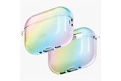 Puhelin - Kannet ja kotelot - UNIQ Iridescia Hang Case for AirPods Pro 3 - Transparent-Multicolor - 8886463697016