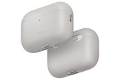 Puhelin - Kannet ja kotelot - UNIQ Lino Silicone Case for AirPods Pro - Beige - 8886463696880