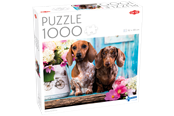 Palapelit - Tactic Dashing Dacshunds 1000 pcs - 58314
