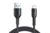 USB kaapelit - Joyroom Flash Charge USB–Lightning-kaapeli SA26-AL3/ 3A / 1m (musta) - SA26-AL3