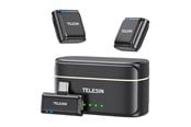 Puhelin - Muut lisävarusteet - TELESIN langaton solmiomikrofoni + virtapankki puhelimille (USB-C) - P5-MCP-01