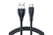 USB kaapelit - Joyroom Kaapeli Micro USB-A / Surpass / 2m S-UM018A11 (musta) - S-UM018A11 2m Black