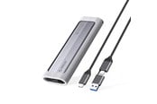 SSD 2 - ORICO AXM2-G2-V1 M.2 NVME USB-C/USB-A to USB-C 10Gb/s Disk Drive - Gray - AXM2-G2-V1-GY-BP
