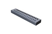 USB hub - ORICO BT2U3-16AB Hub 16x USB-A 3.0 with switches - gray USB hub - 16 porttia - USB 3.0 - Harmaa - BT2U3-16AB-EU-GY-BP-HU