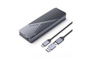 SSD 2 - ORICO CNM2-G20 M.2 NVME USB-C 3.2 20Gb/s Disk Drive - Gray - CNM2-G20-GY-BP