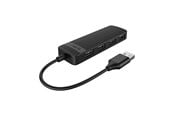 USB hub - ORICO FL02 USB-A Hub Docking Station 4x USB-A 2.0 - Black USB hub - 4 porttia - USB 2.0 - Musta - FL02-BK-BP-HW-HU