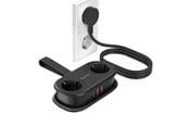 Virtakaapelit (ulkoinen) - ORICO AP3 20W GaN 5in1 Power Strip 2x AC + 2x USB-A + 1x USB-C - Black - AP3-2A2U1C-PRO-EU-BK-HU