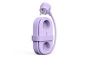 Virtakaapelit (ulkoinen) - ORICO AP3 65W GaN 6in1 Power Strip 2x AC + 2x USB-A + 2x USB-C - Purple - AP3-2A2U2C-65-EU-PU-EP-HU