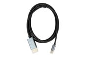 Näyttökaapeli - iBOX - video adapter cable - USB-C to DisplayPort - 1.8 m - ITVCDP4K