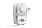 Virtakaapelit (ulkoinen) - ORICO APP 15.5W 5in1 Power Strip 2x AC + 2x USB-A + 1x USB-C - White - APP-2A2U1C-EU-WH-EP-HU