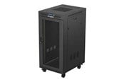 Räkit - Rack - Lanberg FF01 series - rack - 600 x 800 (flat pack) with mesh door LCD - 24U - FF01-6824-23BL