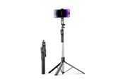Puhelin - Muut lisävarusteet - ORICO Selfie stick Orico SPM190 tripod 1/4" for phone camera with 360 degree rotation Bluetooth 5.2 - black - SPM190-BK-BP-HU