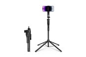 Puhelin - Muut lisävarusteet - ORICO Selfie stick Orico SPN185 1/4" tripod for phone camera with 360 degree rotation Bluetooth 5.2 - black - SPN185-BK-BP-HU
