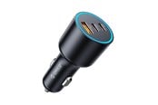 Puhelin - Adapterit & Laturit - ORICO HyperDrive 165W USB-A + 2x USB-C Car Charger - Black - HD-165-1A2C-BK-EP-HU