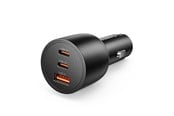 Puhelin - Adapterit & Laturit - ORICO PowerLink 165W USB-A + 2x USB-C Car Charger - Black - PL-165-1A2C-BK-EP-HU