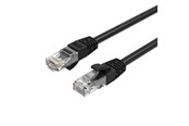Verkkokaapelit - ORICO PUG-C6 CAT6 1000Mbps RJ45 Ethernet Network Cable LAN Round 8m - Black - PUG-C6-80-BK-EP-HU