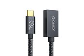USB kaapelit - ORICO CAF31 USB-C - USB-A 3.1 Gen 2 10Gbps 30cm OTG adapter - black - CAF31-03-BK-BP-HU