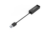 Verkkokaapelit - ORICO UTJ-U3 1 Gigabit USB-A 3.0 External Network Card - Black - UTJ-U3-BK-BP-HU