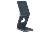Puhelin - Adapterit & Laturit - Canyon 3-in-1 Taitettava langaton laturi 15W, tummanharmaa - CNS-WCS309M