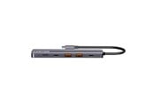 USB hub - Canyon DS-17 6-in-1 USB-C Hub 4K, harmaa USB hub - Harmaa - CNS-TDS17