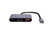 USB hub - Canyon DS-4 3-in-1 USB-C Hub 4K HDMI, harmaa USB hub - 3 porttia - Harmaa - CNS-TDS4