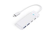 USB hub - ORICO PAPW2AC-C3 USB Hub 4-port 2x USB-A 3.0 1x USB-C 3.0 with USB-C PD 100W charging 0.15m - white USB hub - 4 porttia - USB 3.0 - Valkoinen - PAPW2AC-C3-015-WH-EP