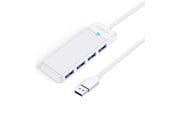 USB hub - ORICO PAPW4A-U3 USB Hub 4-port 4x USB-A 3.0 0.15 m - white USB hub - 4 porttia - USB 3.0 - Valkoinen - PAPW4A-U3-015-WH-EP