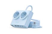 Virtakaapelit (ulkoinen) - ORICO PDC25 25W 6in1 Power Strip 2x AC + 2x USB-A + 2x USB-C - Blue - PDC25-2A2U2C-EU-BL-EP-HU