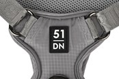 Koirat - 51 Degrees North 51 - Wanderful - H Harness - Trail - Light Grey - 51AWFHT104