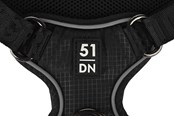 Koirat - 51 Degrees North 51 - Wanderful - H Harness - Trail - Black - S - 51AWFHT303