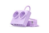 Virtakaapelit (ulkoinen) - ORICO PDC25 25W 6in1 Power Strip 2x AC + 2x USB-A + 2x USB-C - Purple - PDC25-2A2U2C-EU-PU-EP-HU