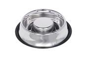 Koirat - Nobby Slowfeeder skål i rustfrit stål 1.35 L / Ø 30 cm - L73835