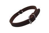 Koirat - Nobby Halsbånd TABIL 40 cm (31-36 cm) 16 mm Brun - L80921-03