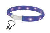 Koirat - Nobby LED halsbånd wide VISIBLE S Blå - L77026