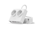 Virtakaapelit (ulkoinen) - ORICO PDC25 25W 6in1 Power Strip 2x AC + 2x USB-A + 2x USB-C - White - PDC25-2A2U2C-EU-WH-EP-HU