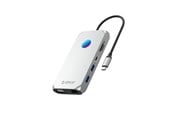 USB hub - ORICO XCR 12in1 RGB USB-C Docking Station USB hub - 12 porttia - USB 3.1 - hopea - XCR-X2-SV-BP