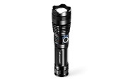 Taskulamput ja otsalamput - Wozinsky WLT-15W 15W 1500lm CREE IP65 Tactical Flashlight with Adjustable Beam - Black - 5907769389108