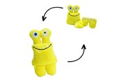 Koirat - Tearrible Aktivitets bamse Tiny Gul- u/piv 14 cm. - 867761000454
