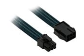 Virtakaapelit (ulkoinen) - Nanoxia Single Sleeve - power extension cable - 6 pin PCIe power to 6 pin PCIe power - 30 cm - NX6PV3EG