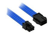 Virtakaapelit (ulkoinen) - Nanoxia Single Sleeve - power extension cable - 6 pin PCIe power to 6 pin PCIe power - 30 cm - NX6PV3EB