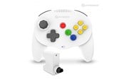 Pelit - lisävarusteet - Hyperkin Admiral Premium (White) - Wireless Controller - Nintendo 64 - 0810007710655