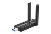 Verkkokortit (verkkosovittimet, tulostuspalvelimet jne.) - Wozinsky WAX-1800 kaksitaajuuksinen langaton USB 3.0 WiFi 6 -adapteri - Black - 5907769387388