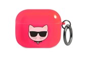 Puhelin - Muut lisävarusteet - Karl Lagerfeld Choupette Case for AirPods 3 - Pink - 3666339009335