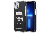 Puhelin - Kannet ja kotelot - Karl Lagerfeld Iconik Karl Case for iPhone 13 mini - Black - 3666339048402