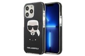 Puhelin - Kannet ja kotelot - Karl Lagerfeld Iconik Karl Case for iPhone 13 Pro / iPhone 13 - Black - 3666339048426